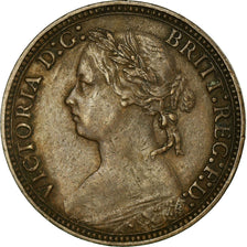 Coin, Great Britain, Victoria, Farthing, 1879, EF(40-45), Bronze, KM:753