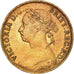 Coin, Great Britain, Victoria, Farthing, 1884, AU(50-53), Bronze, KM:753