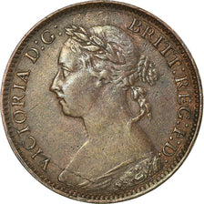 Coin, Great Britain, Victoria, Farthing, 1887, EF(40-45), Bronze, KM:753