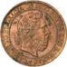 Coin, Spain, Charles VII, 10 Centimos, 1875, Brussels, EF(40-45), Copper, KM:670