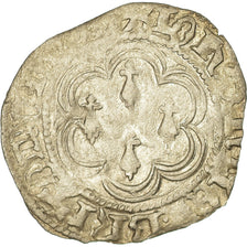 Coin, France, Bretagne, Jean V, Blanc à l'hexalobe, Rennes, EF(40-45), Billon
