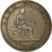 Coin, Spain, Provisional Government, 10 Centimos, 1870, Barcelona, VF(30-35)