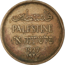 Coin, Palestine, Mil, 1927, EF(40-45), Bronze, KM:1