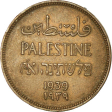 Coin, Palestine, Mil, 1939, EF(40-45), Bronze, KM:1