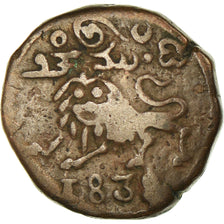 Coin, INDIA-PRINCELY STATES, MYSORE, Krishna Raja Wodeyar, 20 Cash, 1838