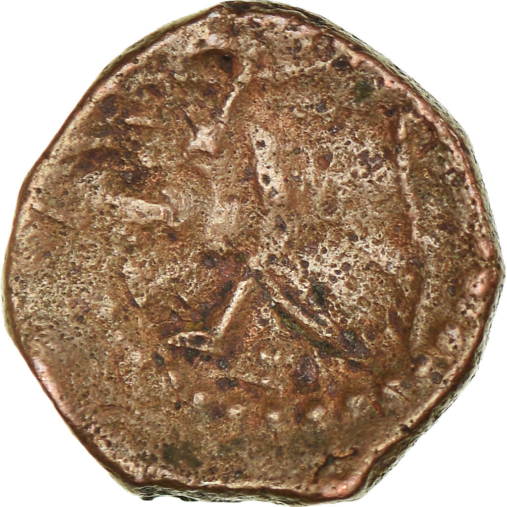 Coin, Kushano-Sasanians, Peroz II, Bronze Unit, Balkh, VF(30-35), Copper