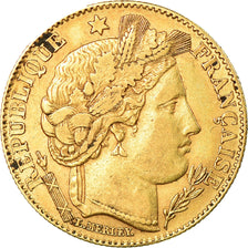 Coin, France, Cérès, 10 Francs, 1899, Paris, EF(40-45), Gold, KM:830