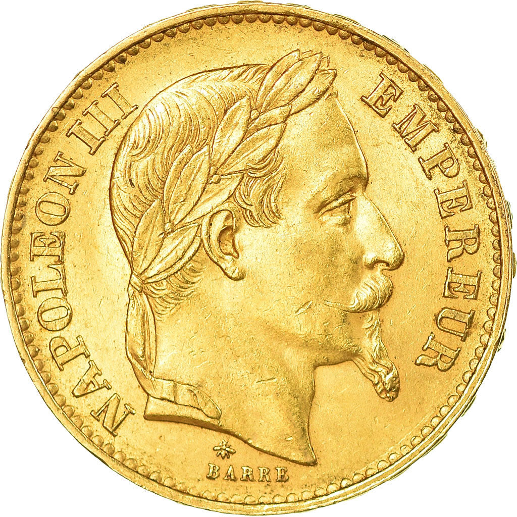 Monnaie, France, Napoleon III, Napoléon III, 20 Francs, 1869, Paris, TTB+, Or