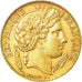 Coin, France, Cérès, 20 Francs, 1851, Paris, AU(50-53), Gold, KM:762