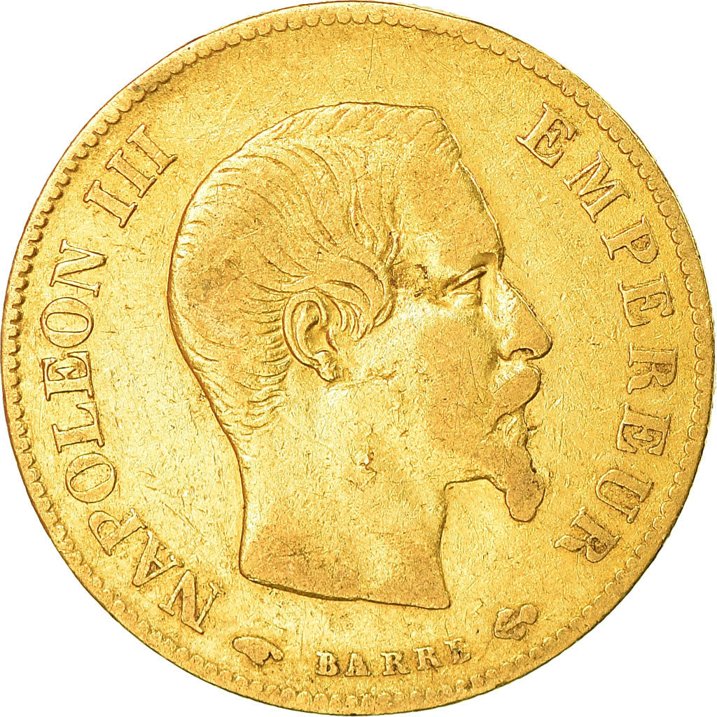 Coin, France, Napoleon III, Napoléon III, 10 Francs, 1859, Paris, VF(20-25)