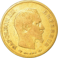 Munten, Frankrijk, Napoleon III, 10 Francs, 1856, Paris, Goud, FR, KM 784.3
