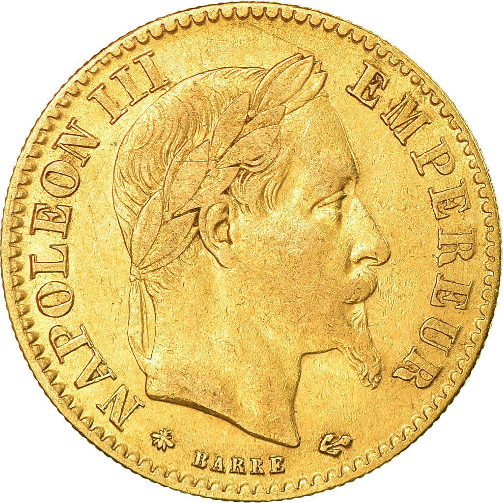 Moeda, França, Napoleon III, Napoléon III, 10 Francs, 1863, Paris, EF(40-45)