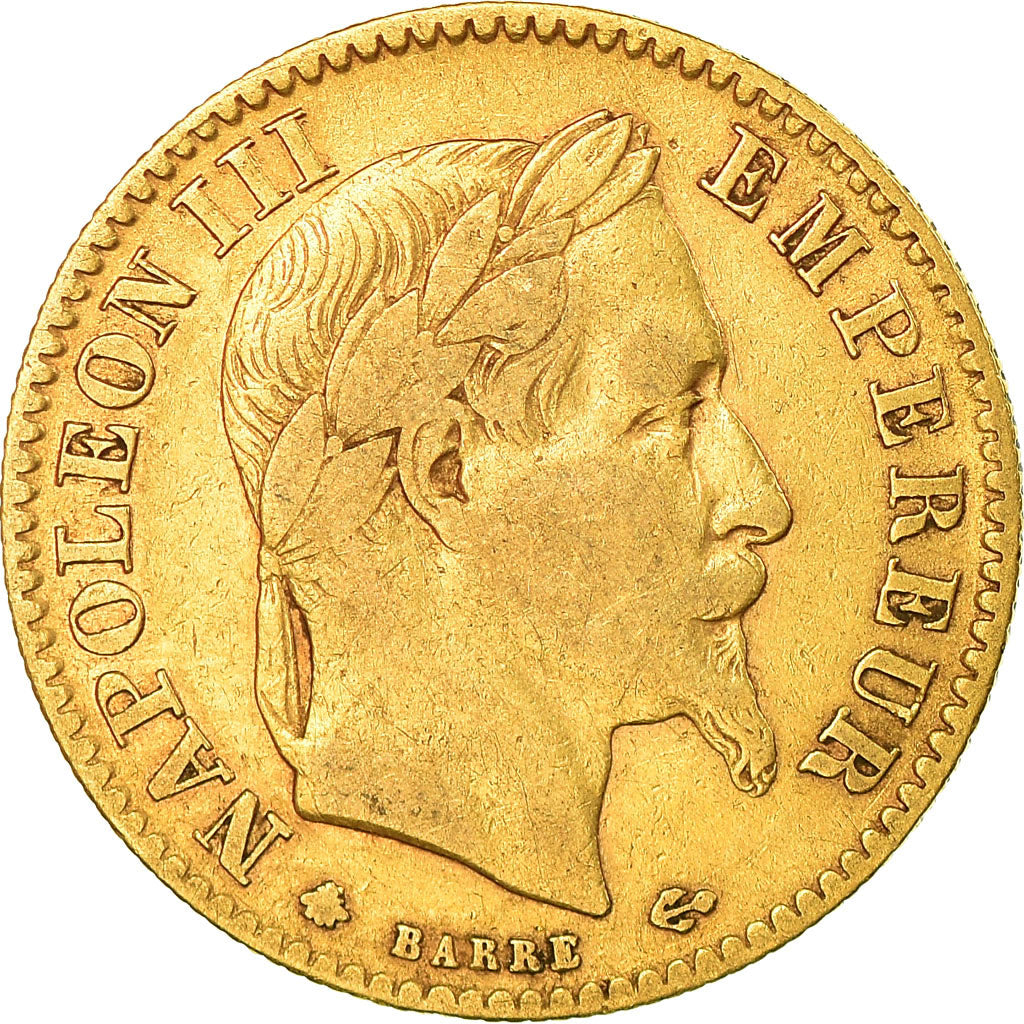 Münze, Frankreich, Napoleon III, Napoléon III, 10 Francs, 1864, Paris, S+