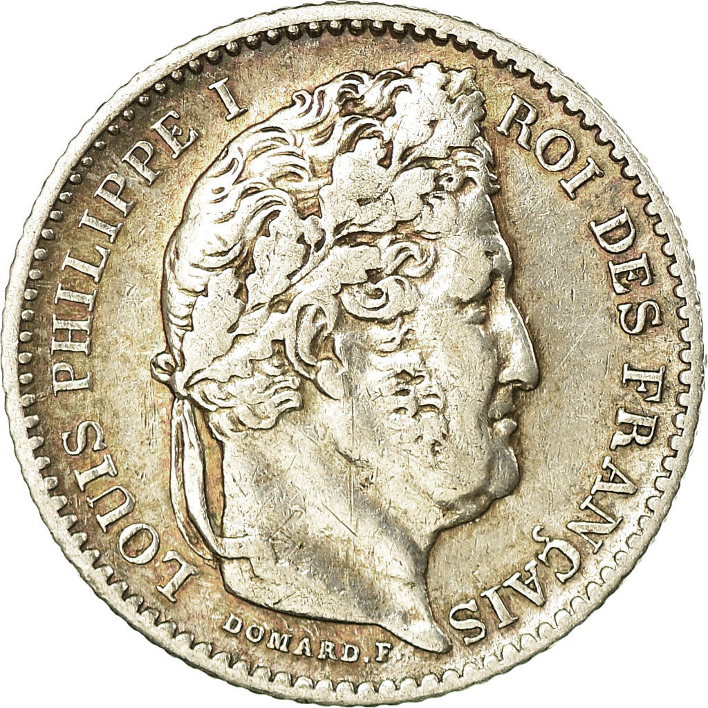 Coin, France, Louis-Philippe, 25 Centimes, 1846, Paris, EF(40-45), Silver