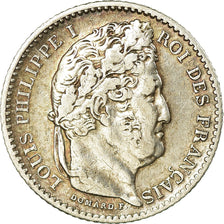 Coin, France, Louis-Philippe, 25 Centimes, 1846, Paris, EF(40-45), Silver
