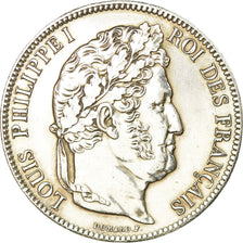 Coin, France, Louis-Philippe, 5 Francs, 1840, Rouen, EF(40-45), Silver