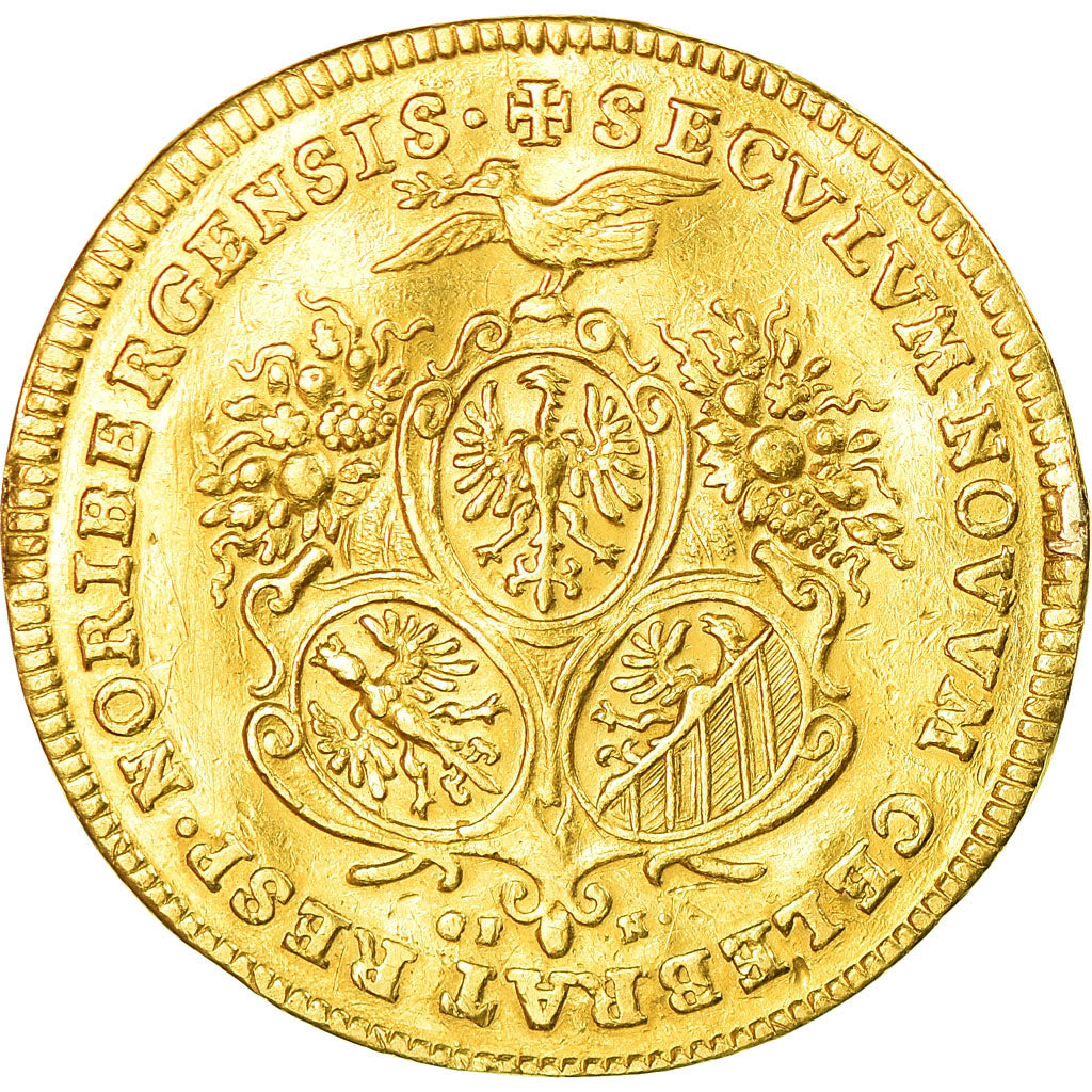 Coin, German States, NURNBERG, 2 Ducat, 1700, AU(50-53), Gold, KM:259