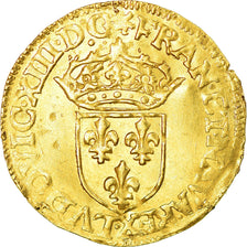 Moneta, Francja, Louis XIII, Ecu d'or au soleil, Ecu d'or, 1617, Rouen