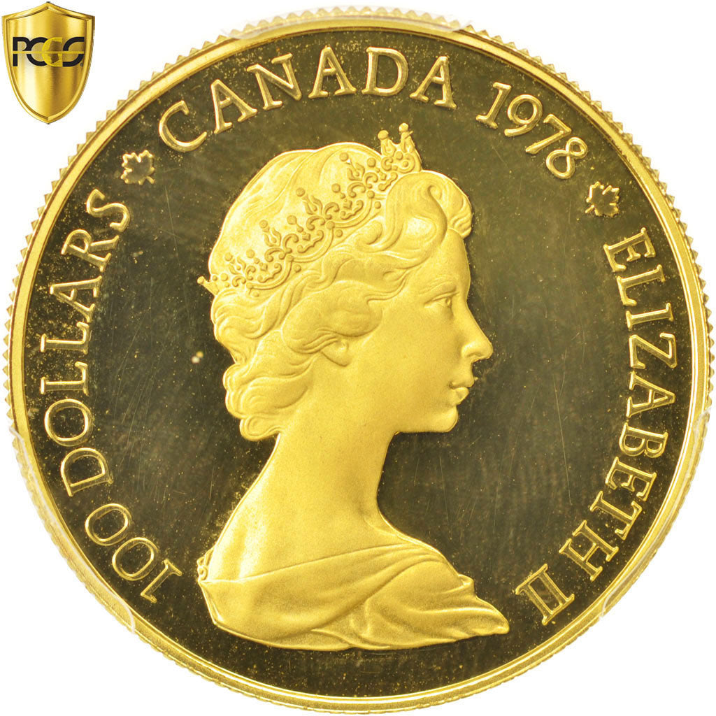 Münze, Kanada, Elizabeth II, 100 Dollars, 1978, Royal Canadian Mint, Ottawa