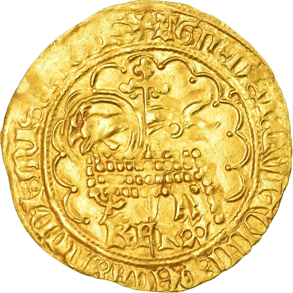 Münze, Frankreich, Charles VI, Agnel d'or, La Rochelle, SS+, Gold, Duplessy:372