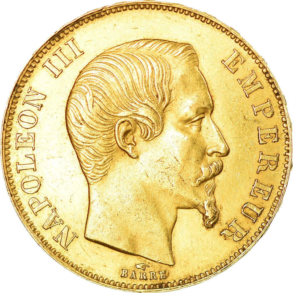 Munten, Frankrijk, Napoleon III, Napoléon III, 50 Francs, 1857, Paris, ZF+