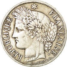 Moneta, Francia, Cérès, 5 Francs, 1870, Paris, BB, Argento, KM:819