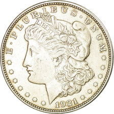 Coin, United States, Morgan Dollar, Dollar, 1921, U.S. Mint, Denver, EF(40-45)