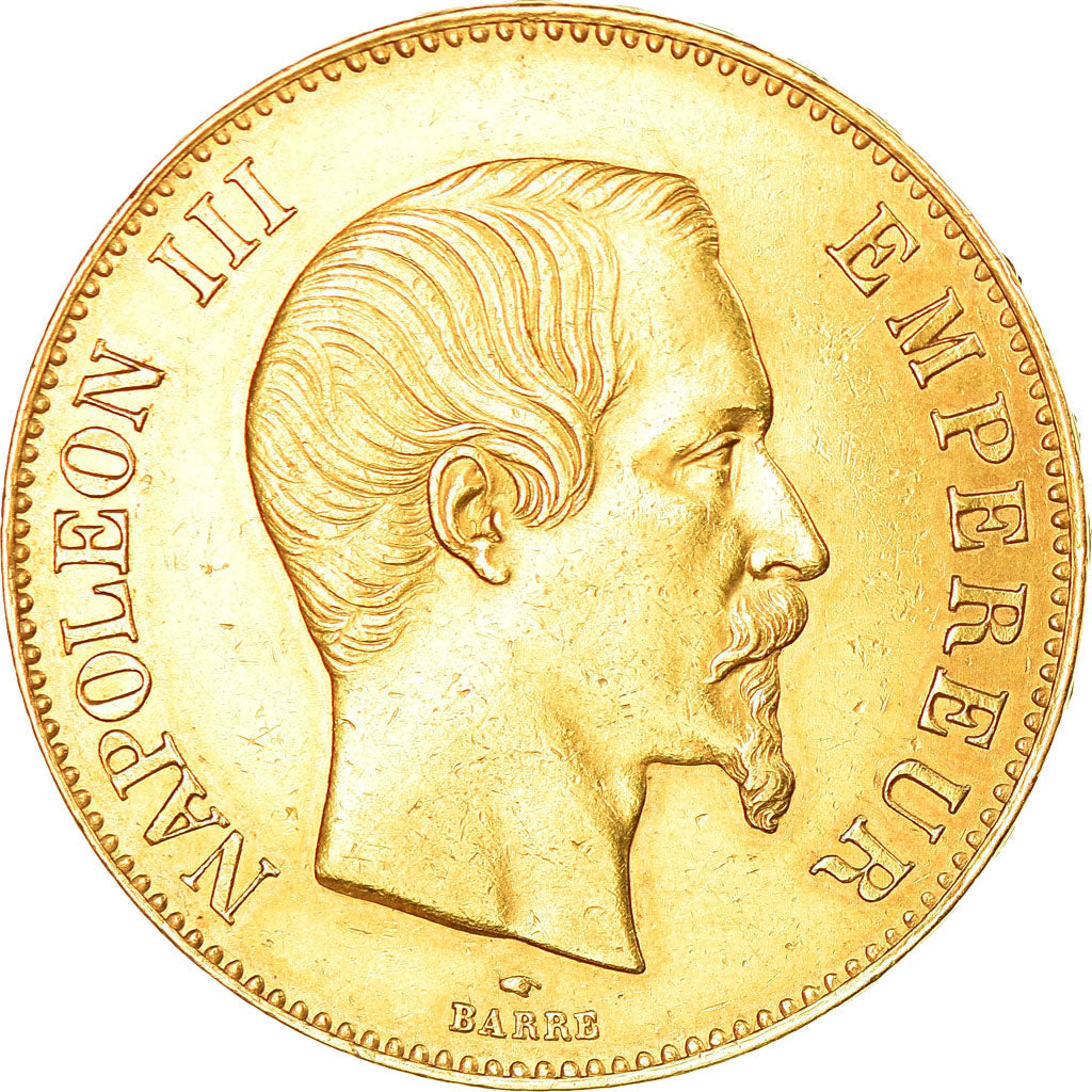 Munten, Frankrijk, Napoleon III, Napoléon III, 100 Francs, 1855, Paris, ZF+
