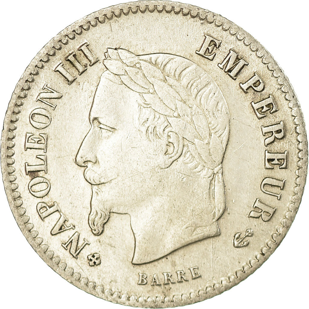 Münze, Frankreich, Napoleon III, Napoléon III, 20 Centimes, 1868, Strasbourg