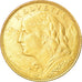 Coin, Switzerland, 10 Francs, 1922, Bern, AU(55-58), Gold, KM:36