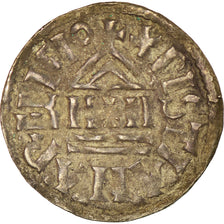 Munten, Frankrijk, Louis le Pieux, Denier, 822-840, ZF, Zilver, Prou:1016 var.