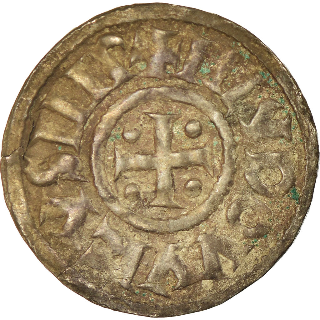 Münze, Frankreich, Louis le Pieux, Denier, 822-840, SS, Silber, Prou:1016 var.