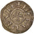 Moneta, Francja, Louis le Pieux, Denier, 822-840, Melle, AU(50-53), Srebro
