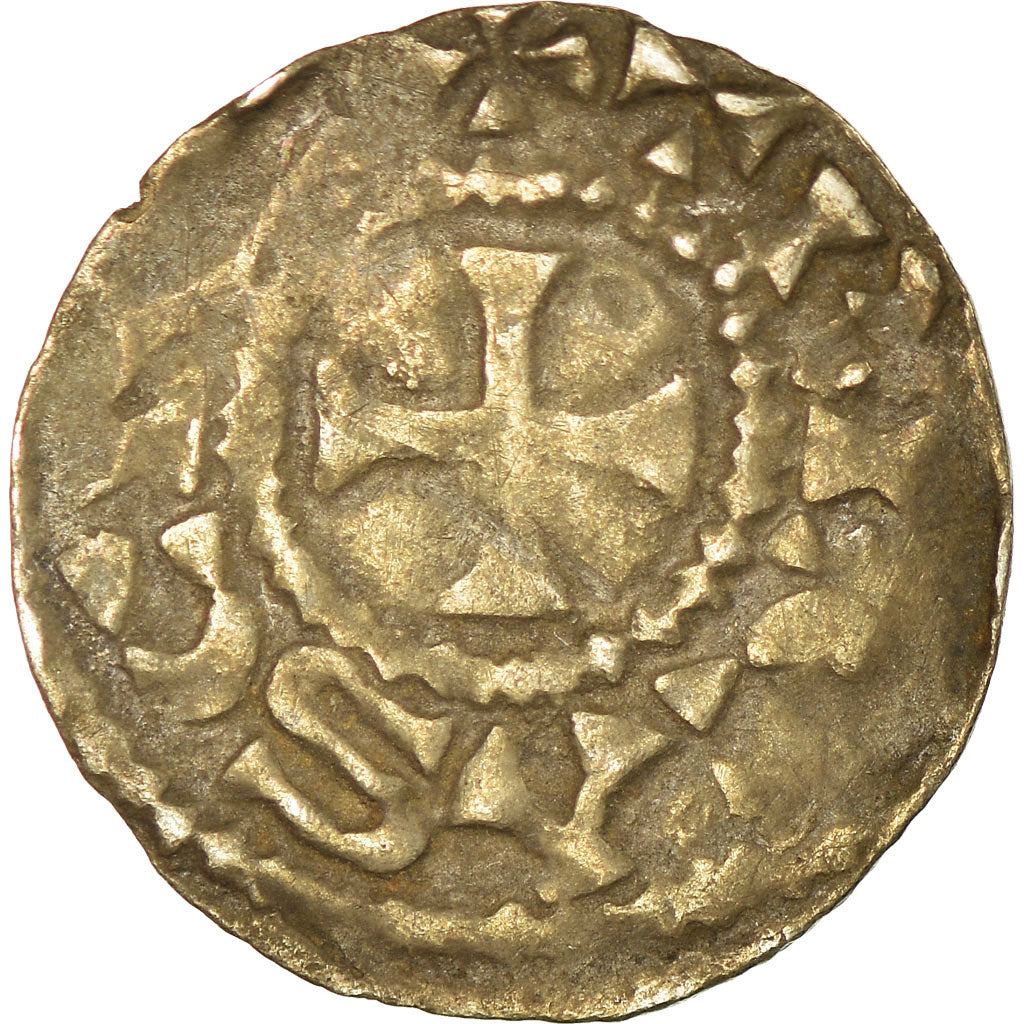 Coin, France, Champagne, Herbert II, Denarius, Troyes, EF(40-45), Silver