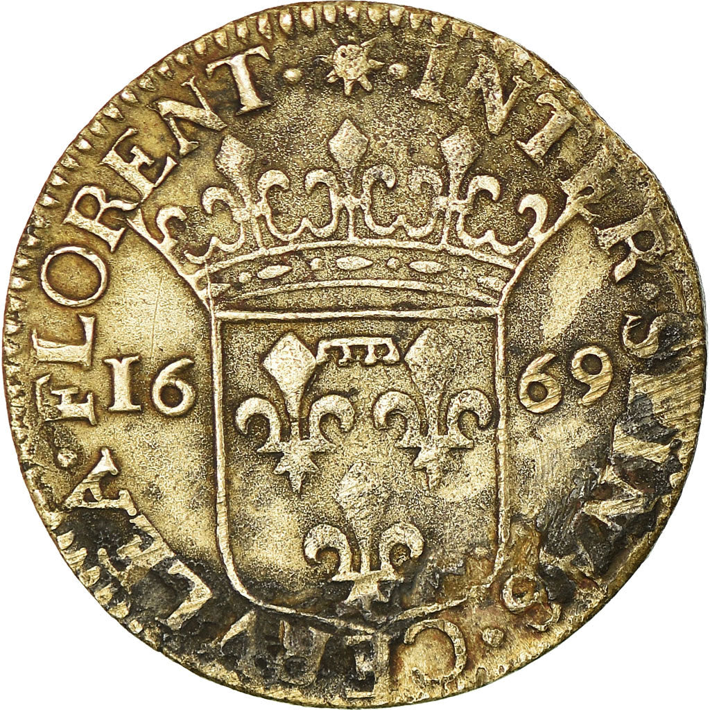 Münze, Italien, Maria Maddalena, Luigino, 1669, Fosdinovo, SS+, Silber