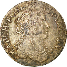 Moneta, Włochy, Maria Maddalena, Luigino, 1669, Fosdinovo, VF(30-35), Srebro