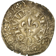 Coin, France, Philippe VI, Gros à la fleur de lis, 1341/42, EF(40-45), Billon