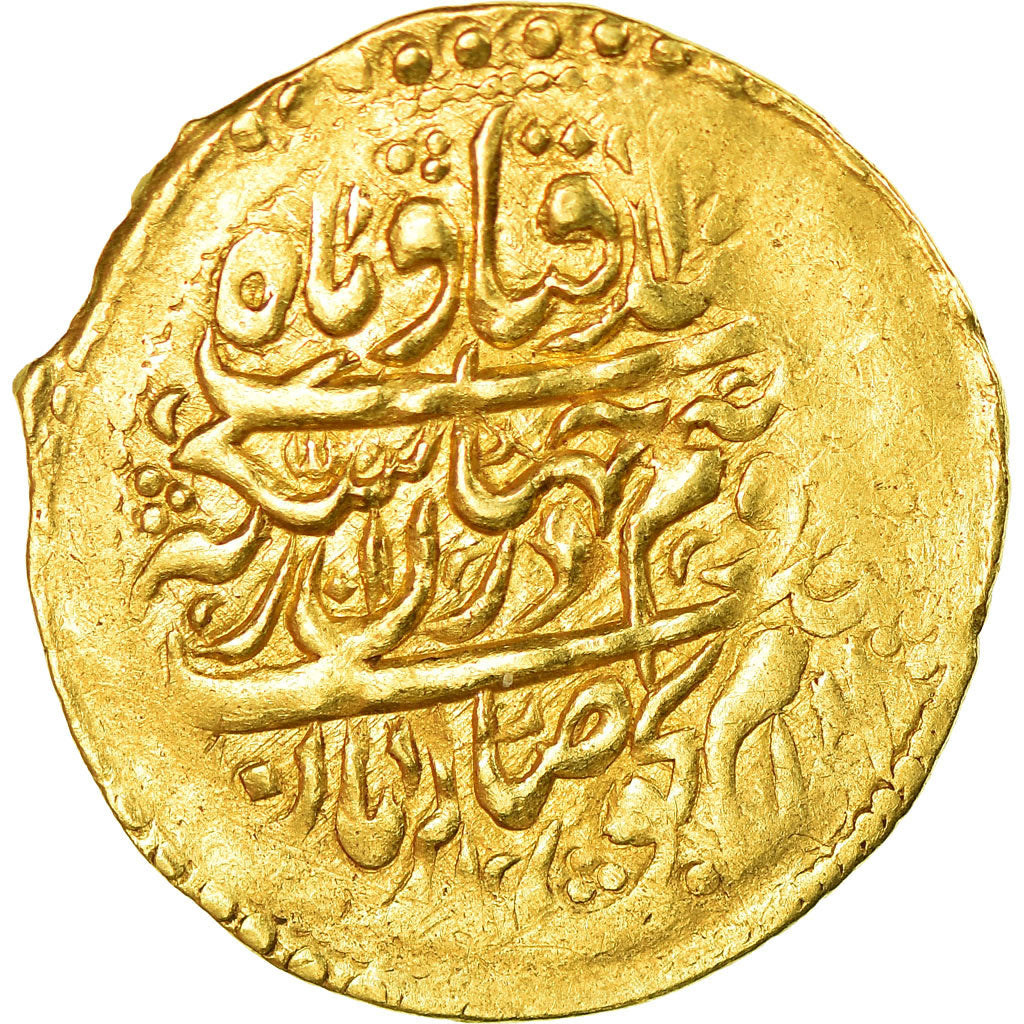 Monnaie, Zand dynasty, Sadiq Khan, 1/4 Mohur, AH 1194 (1780), Yazd, TTB+, Or