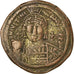 Moneta, Justinian I, Follis, 541-542, Constantinople, MB+, Rame, Sear:163