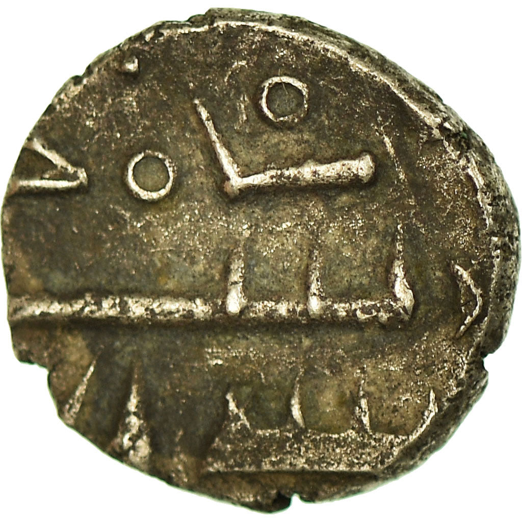 Monnaie, Inde, Habbarids of Sind, Ahmad, Damma, 1010-1040, TB+, Argent