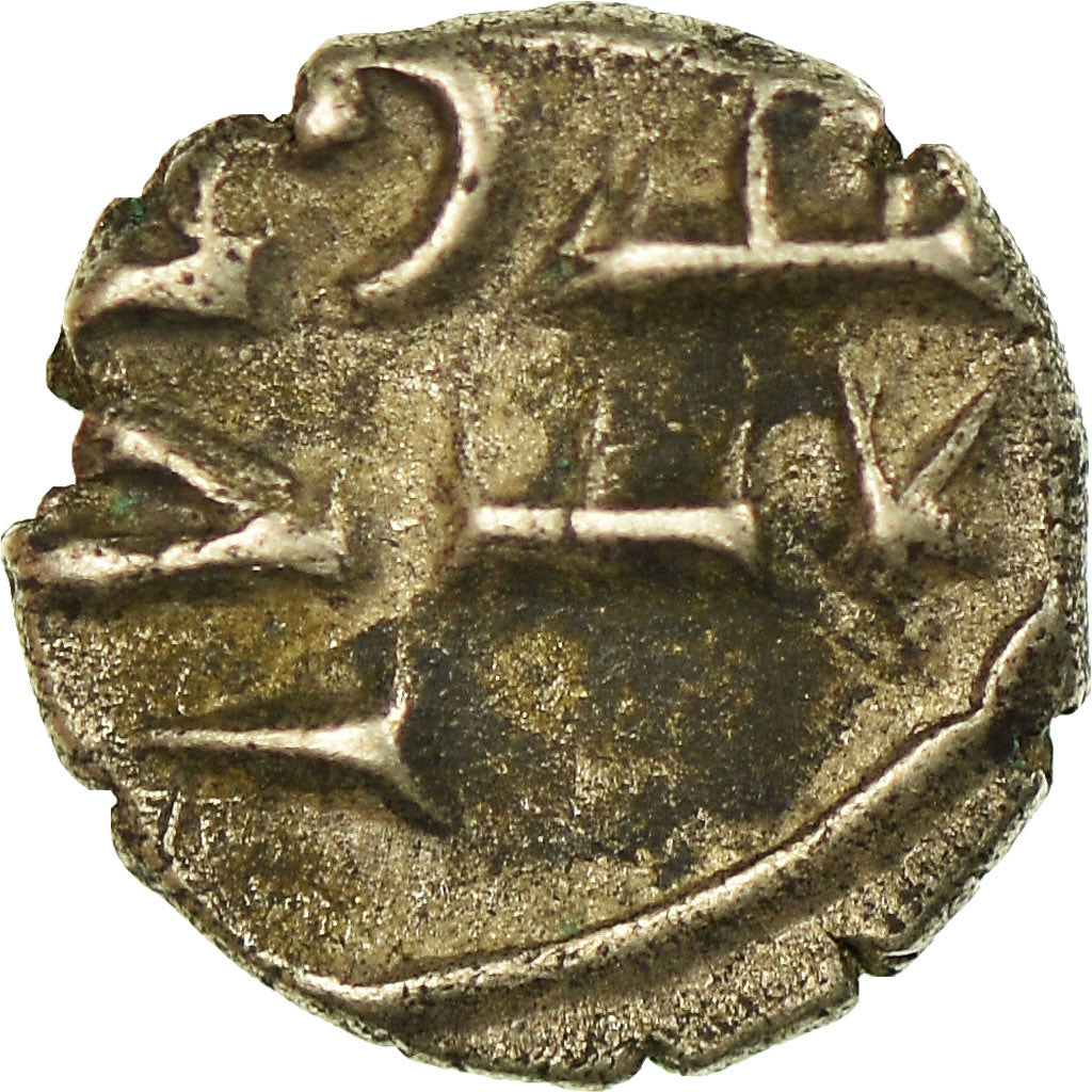 Moneda, India, Habbarids of Sind, Ahmad, Damma, 1010-1040, BC+, Plata
