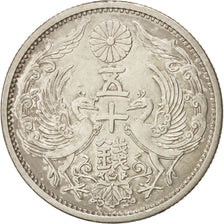 Japan, Hirohito, 50 Sen, 1931, Silver, KM:50