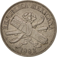 Coin, Mexico, Centavo, 1883, Mexico City, AU(55-58), Copper-nickel, KM:392