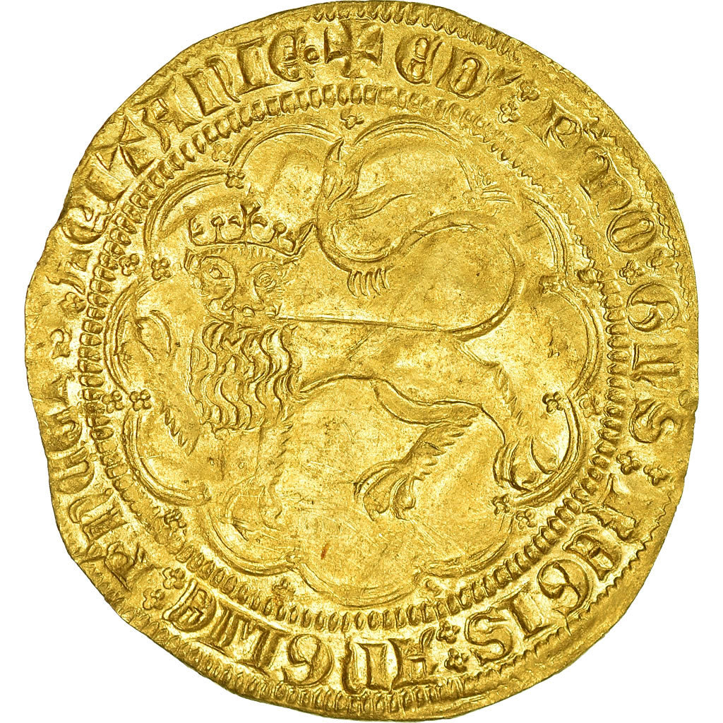 Monnaie, France, Aquitaine, Edward the Black Prince, Léopard d'or, 1357-1360