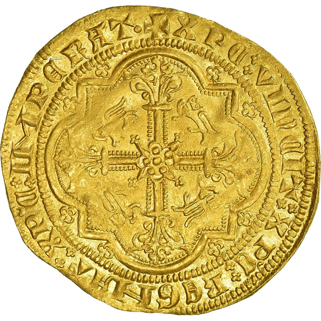 Monnaie, France, Aquitaine, Edward the Black Prince, Léopard d'or, 1357-1360