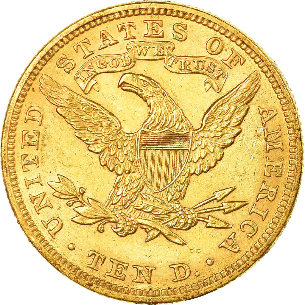 Moneta, USA, Coronet Head, $10, Eagle, 1898, U.S. Mint, Philadelphia, AU(55-58)