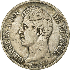 Coin, France, Charles X, 5 Francs, 1830, Paris, VF(30-35), Silver, KM:728.1