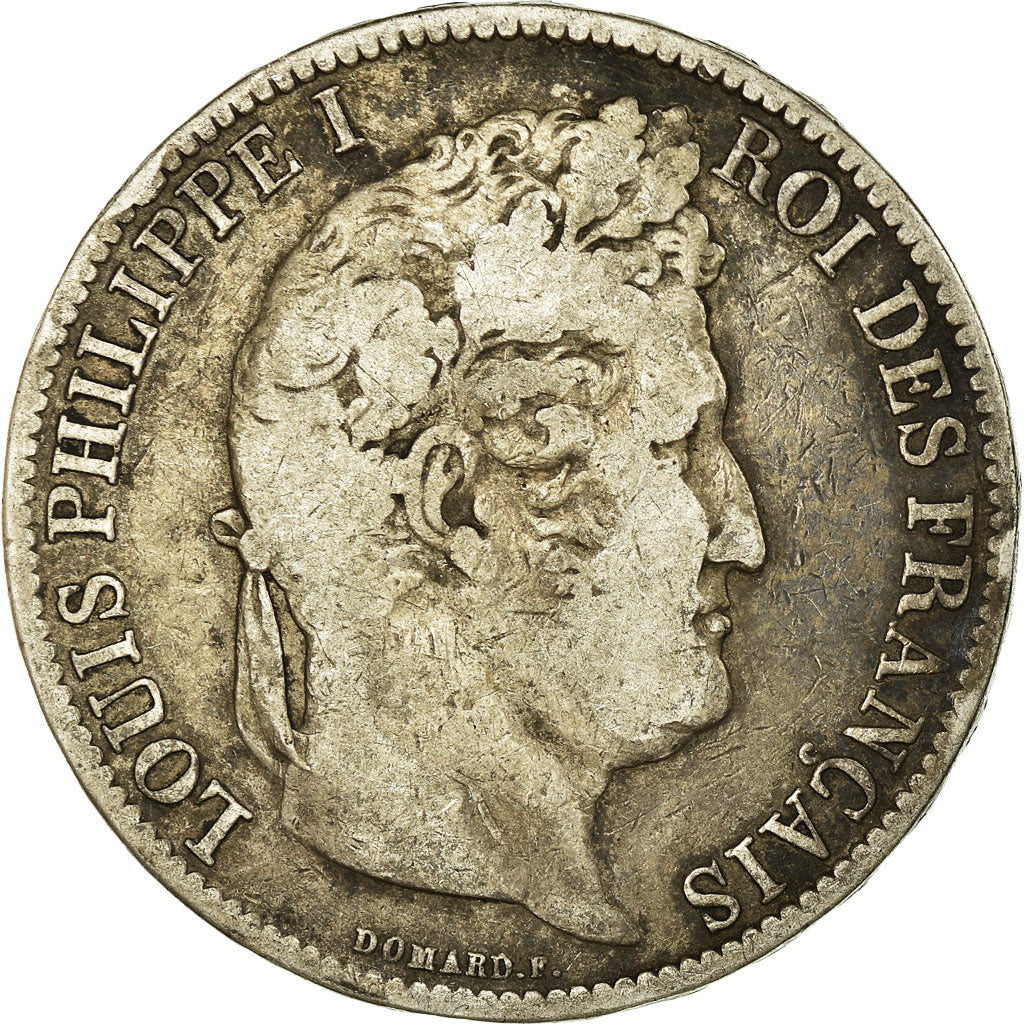 Moneta, Francia, Louis-Philippe, 5 Francs, 1831, Lille, MB, Argento, KM:745.13