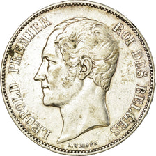 Coin, Belgium, Leopold I, 5 Francs, 5 Frank, 1849, EF(40-45), Silver, KM:17