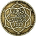Coin, Morocco, 'Abd al-Hafiz, 1/4 Rial, 2-1/2 Dirhams, 1911, bi-Bariz, Paris